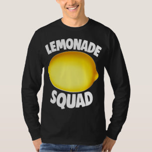 T-shirt Citronade Squad Été Fruit Tropical Jaune