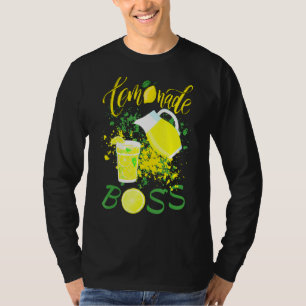 T-shirt Citronade Stand Boss Plaisanterie Citron Crush Jus