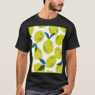 T-shirt Citrons juteux : motif vintage sans soudure.