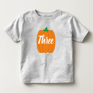 T-shirt citrouille 3e anniversaire Toddler