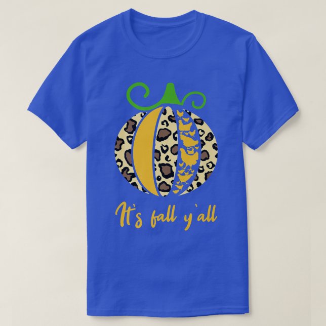 T-shirt Citrouille Automne Feuilles Automne Saison Automne (Design devant)