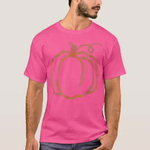 T-shirt Citrouille automne mignon Thanksgiving automne Buf