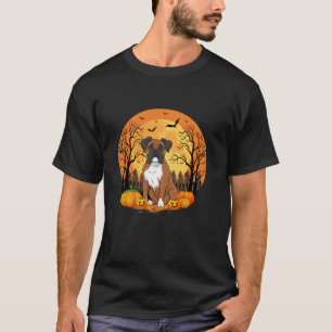 T-shirt Citrouille Avec Amusant Costume Halloween Boxer Ch