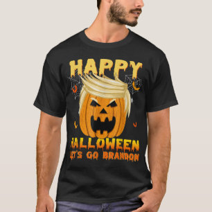 T-shirt Citrouille Brandon Trump Citrouille Halloween Co