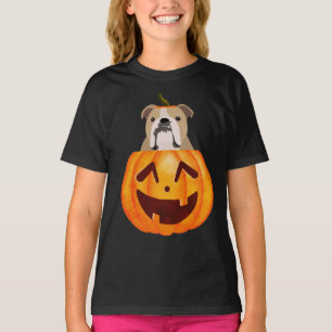 T-shirt Citrouille Bulldog