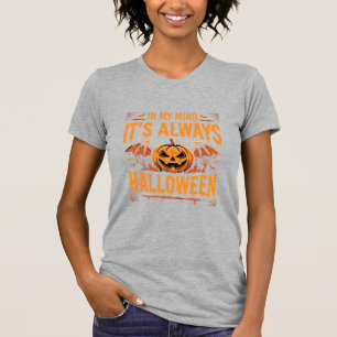 T-shirt Citrouille Chauve-souris de Halloween Vecteur de C