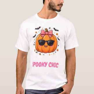 T-shirt Citrouille Chic Épouvantable