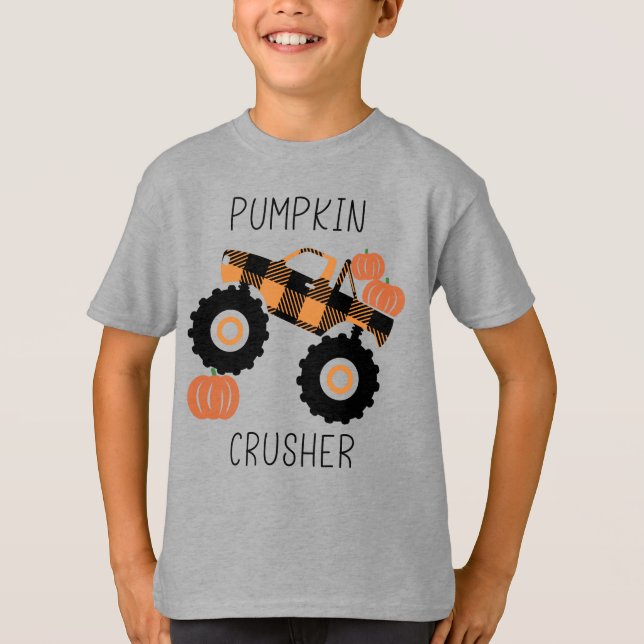 T-shirt Citrouille Crusher (Devant)