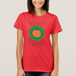 T-shirt citrouille dames