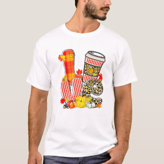 T-shirt Citrouille de automne épice Citrouille d'automne