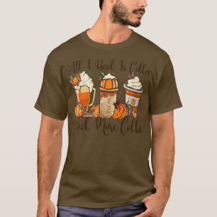 T-shirt Citrouille de café de l'automne épice drôle de rem