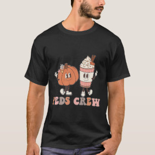 T-shirt Citrouille de l'équipage des enfants Thanksgiving