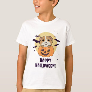 T-shirt Citrouille de porc de Guinée de doux animaux heure