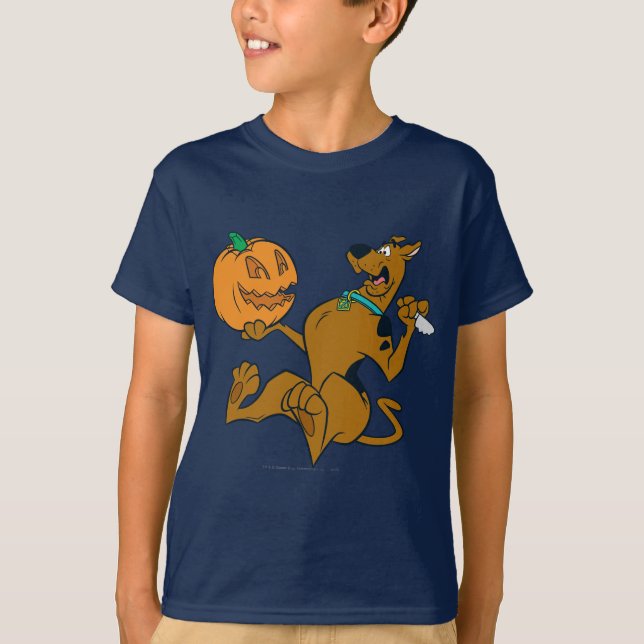 T-shirt Citrouille de sculpture Scooby-Doo (Devant)