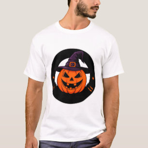 T-shirt Citrouille de sorcière mignonne Jack O Lantern 🎃