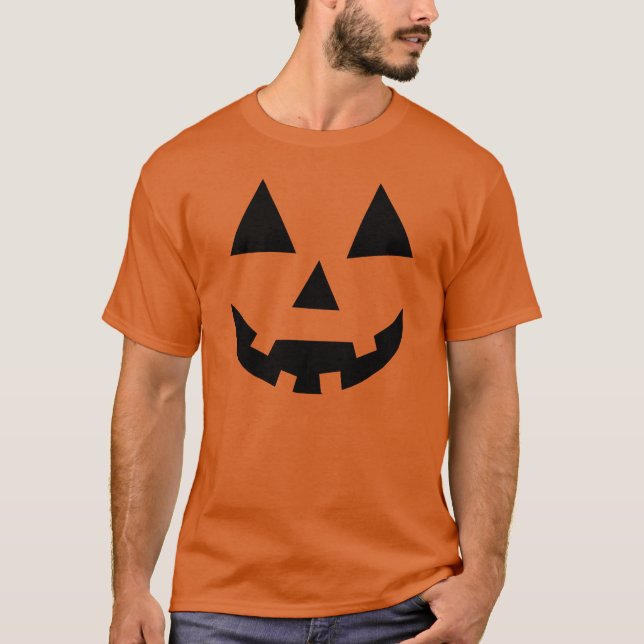 T-shirt Citrouille d'Halloween (Devant)