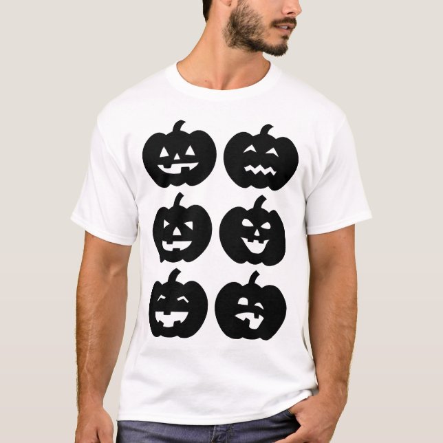 T-shirt Citrouille d'Halloween            (Devant)