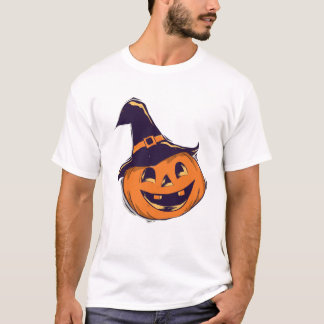 T-shirt Citrouille d'Halloween