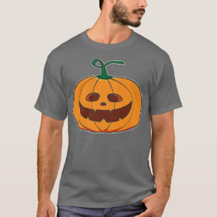 T-shirt Citrouille d'Halloween Cute Kawaii Jackolantern An