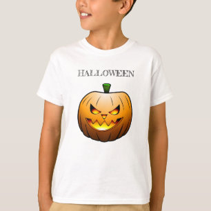 T-shirt Citrouille d'Halloween Jack o'lantern