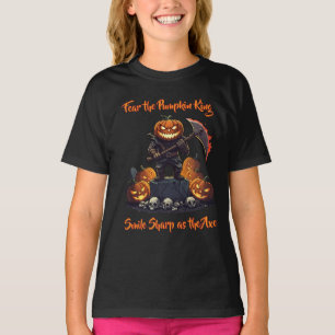 T-shirt 🖤 Citrouille d'Halloween noir Kid Tee 🎃
