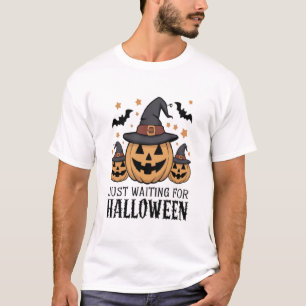 T-shirt Citrouille Éffrayant d'été Halloween Tee