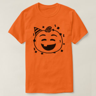 T-shirt Citrouille Emoji costume groupe halloween fête émo