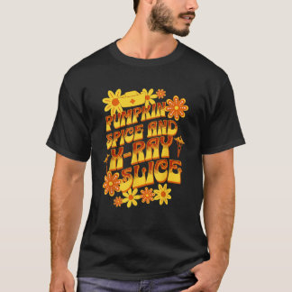 T-shirt Citrouille épice et X Ray Slice Funny Radiolo Supe
