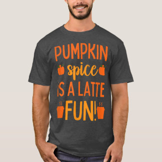 T-shirt Citrouille épice Latte femmes automne automne auto
