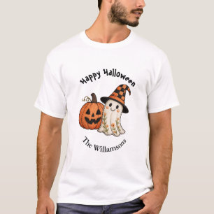 T-shirt Citrouille fantôme Halloween