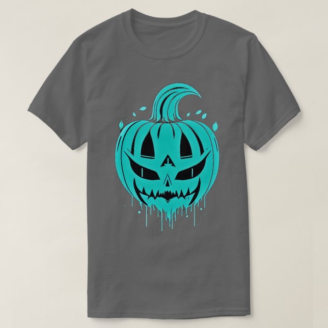 T-shirt Citrouille Halloween Éffrayant (Design devant)