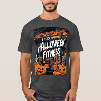 T-shirt Citrouille halloween gym drôle halloween fitness