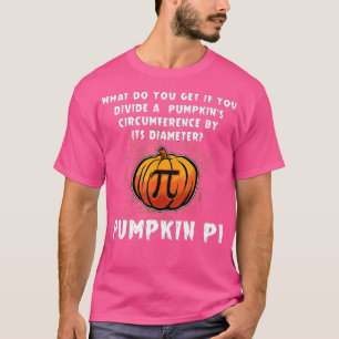 T-shirt Citrouille Halloween Pi Funny Math Enseignants en 