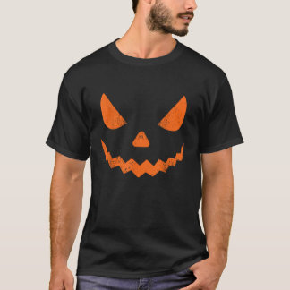 T-shirt Citrouille Halloween Vintage Jack-o'-lantern Jacko