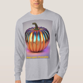 T-shirt Citrouille holographique d'automne