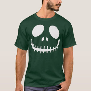 T-shirt Citrouille Jack O'Lantern Face, Mal Smile, Hallowe