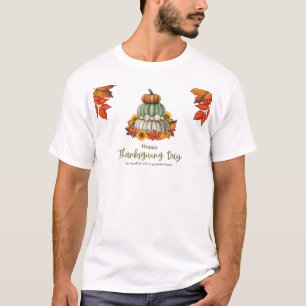T-shirt Citrouille jour blanc
