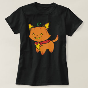 T-shirt citrouille Kitty