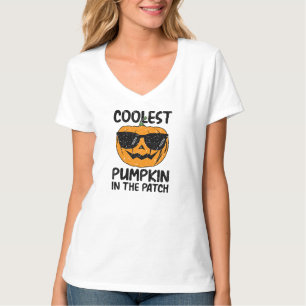 T-shirt Citrouille la plus froide dans le timbre, femmes d