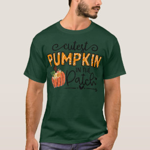 T-shirt Citrouille Le Plus Cur Dans Le Patch Halloween Hal