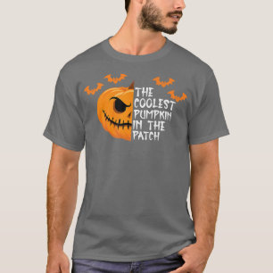 T-shirt Citrouille le plus frais dans le Patch Halloween F