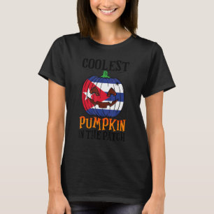 T-shirt Citrouille le plus froid dans le Patch drapeau cub