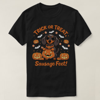 T-shirt Citrouille marionnettiste Joueur Halloween nuit