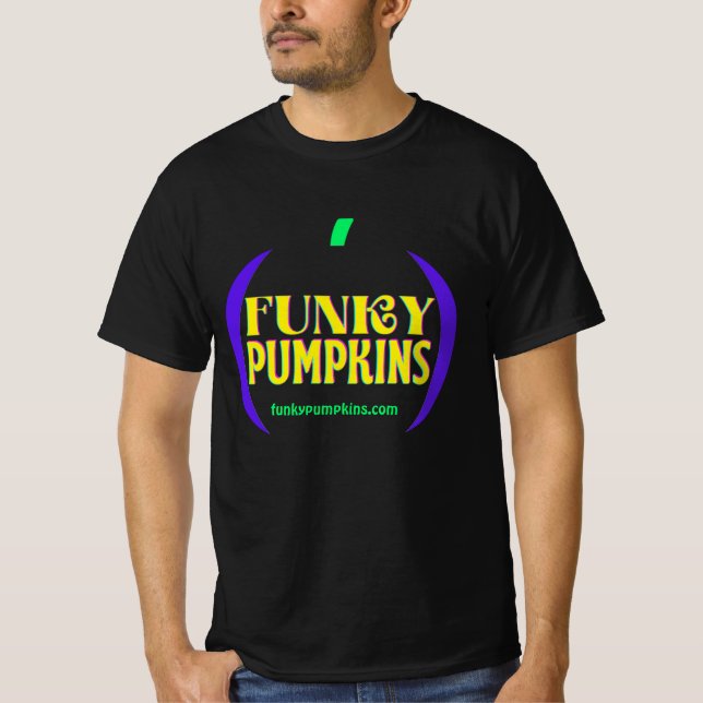 T-shirt Citrouille masculin funky officiel (Devant)