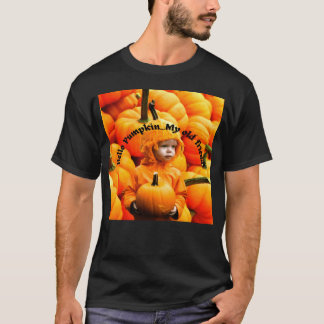 T-shirt Citrouille My Old Friend rétro