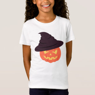 T-shirt Citrouille Orange Retro - Automne Vintage