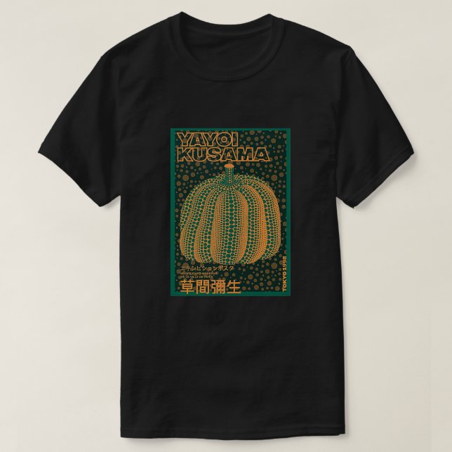 T-shirt Citrouille Orange Tokyo 1998 Yayoi Kusama (Design devant)