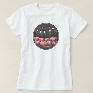 T-shirt Citrouille Patch - Fête agricole d'automne | BKANC