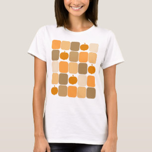 T-shirt Citrouille Patchwork