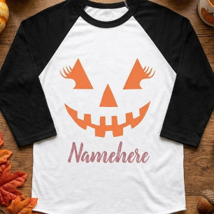T-shirt Citrouille personnalisée Jack O Lantern Halloween